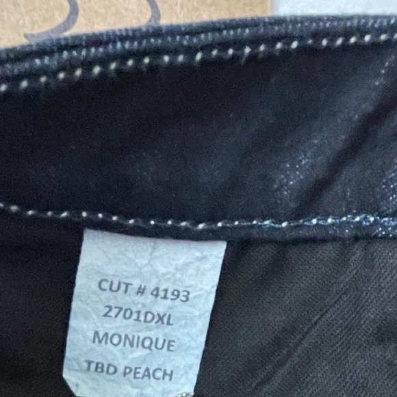 L'AGENCE, Monique Ultra High Rise Skinny Jeans, Color: TBD-Peach, Size 25W, NWOT - Picture 8 of 12